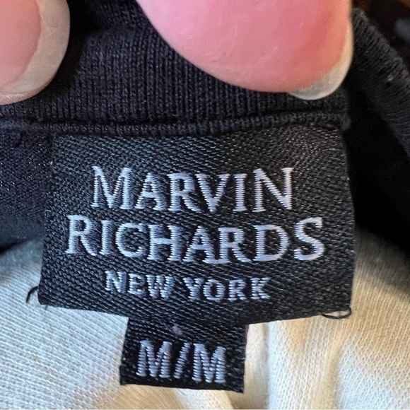 MARVIN RICHARD Women’s Long Sleeve Black Top, Size Medium, #81 - Picture 5 of 7